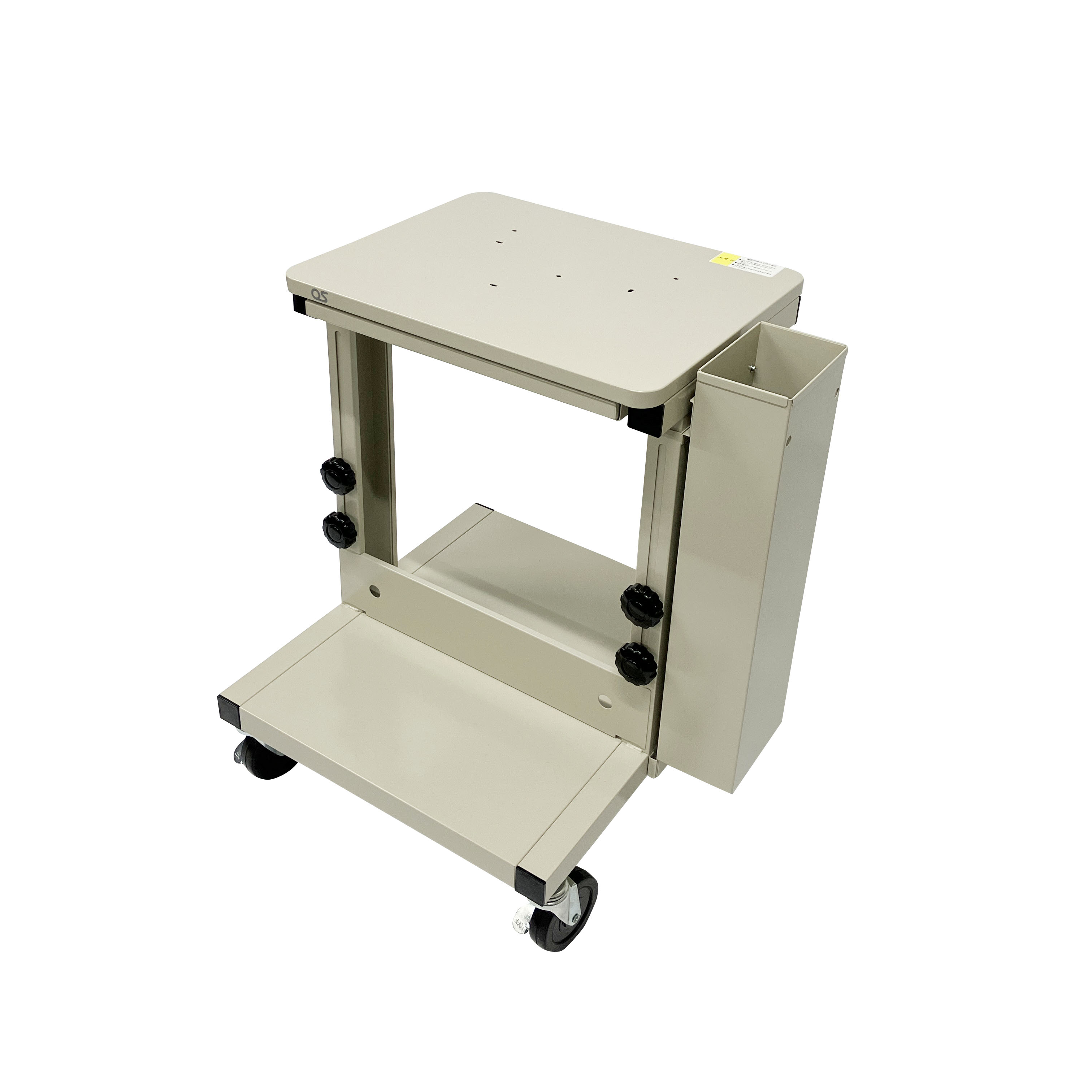 【アウトレット 台数限定】OS オーエス CP-100カスタム｜プロジェクターカート｜マグネット式スクリーン収納ボックス付き｜高さ700~900mmに調整可能